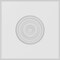 Ekena Millwork Standard Sedgwick Bullseye Rosette With Rounded Edge, 7"W x 7"H x 1"P ROSP070X070X100SDG04 - alternate 4
